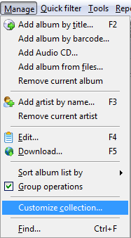 Customize your music collection